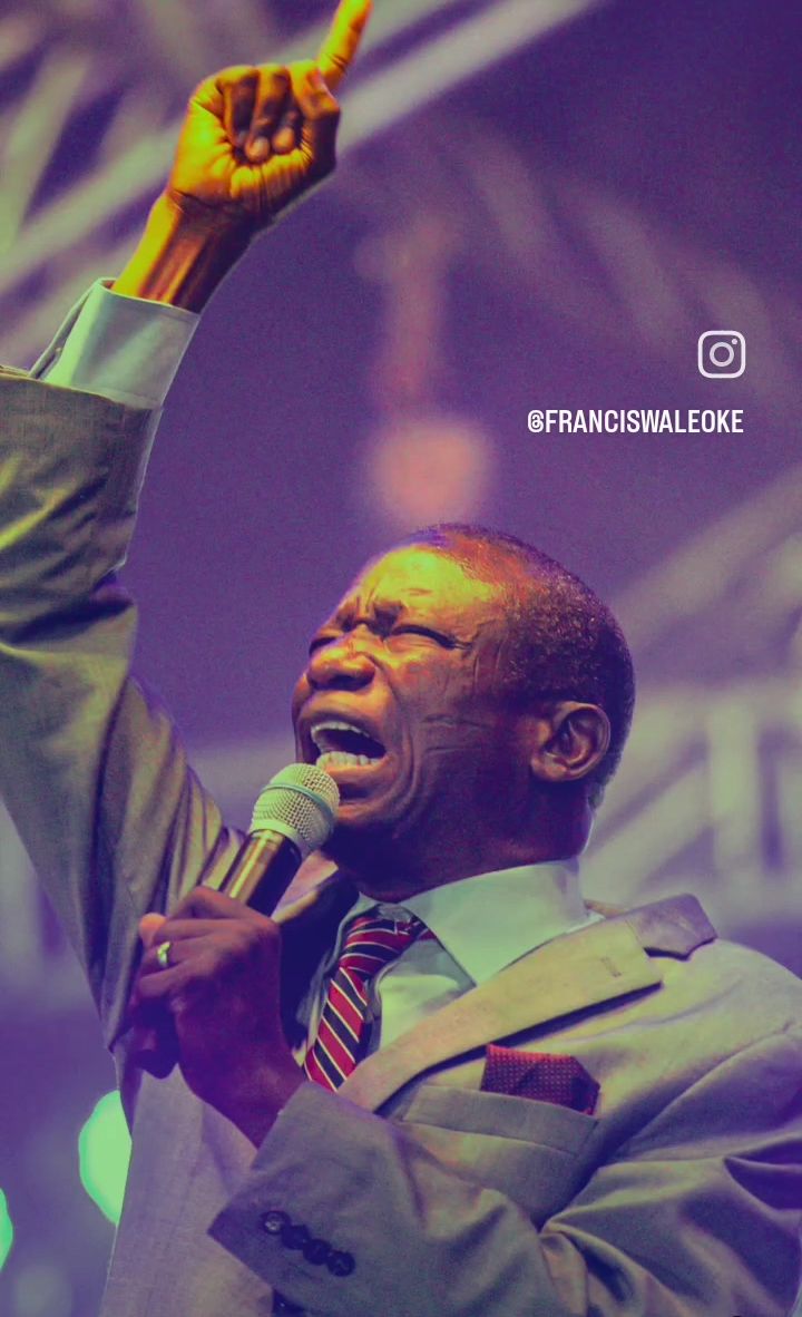 Archbishop Francis Wale Oke ministering